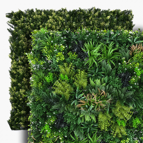 Artificielle Mur Dinstallation Accessoires Plantes Herbe Verte