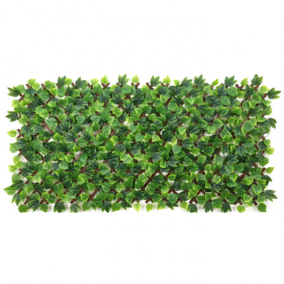 treillis pvc extensible imitation feuillage rosier