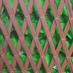 treillis pvc extensible imitation feuillage rosier