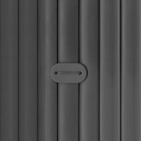 Canisse double face PVC gris anthracite - 1 x 3 m - 100% occultant - 1500  g/m² - Set de fixation - NATURE - Cdiscount Jardin