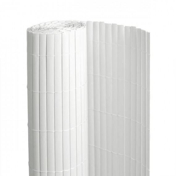 Canisse PVC Blanc Double Face 1m50 x 3m 