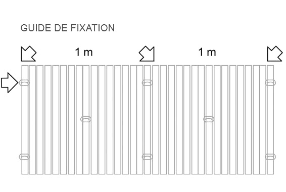 fixation de haies artificielles avec des rilsans pour revendeurs et professionnels